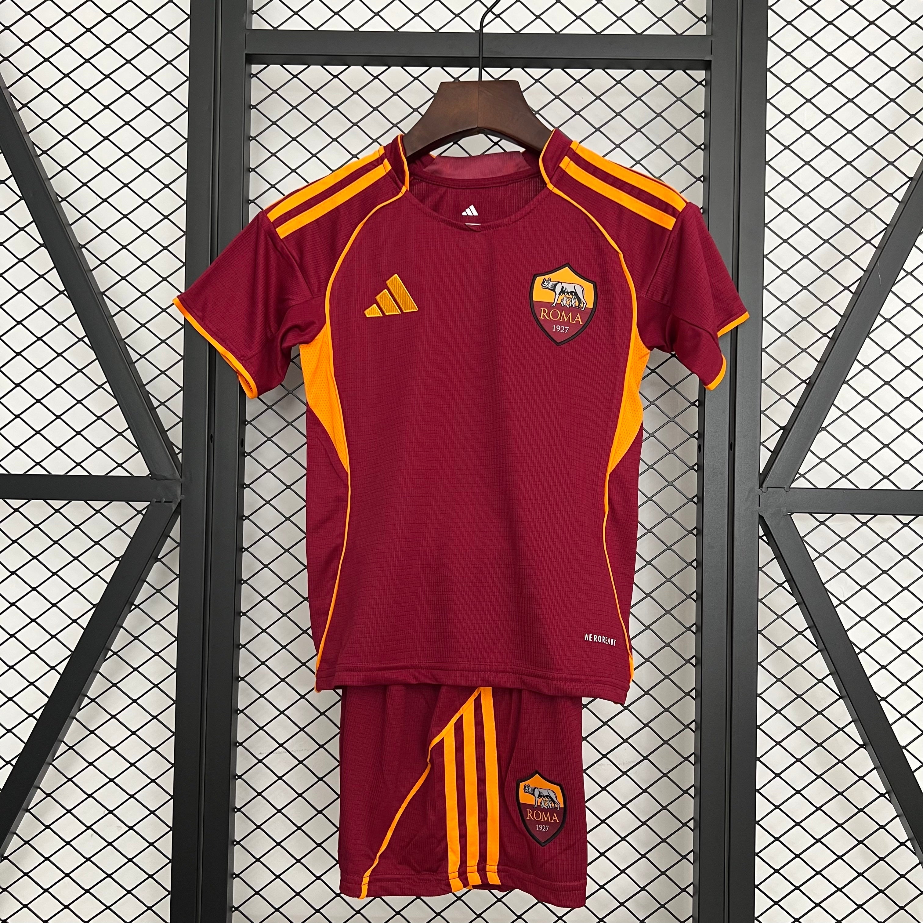 25/26 Kids AS Roma Home Size: 16-28