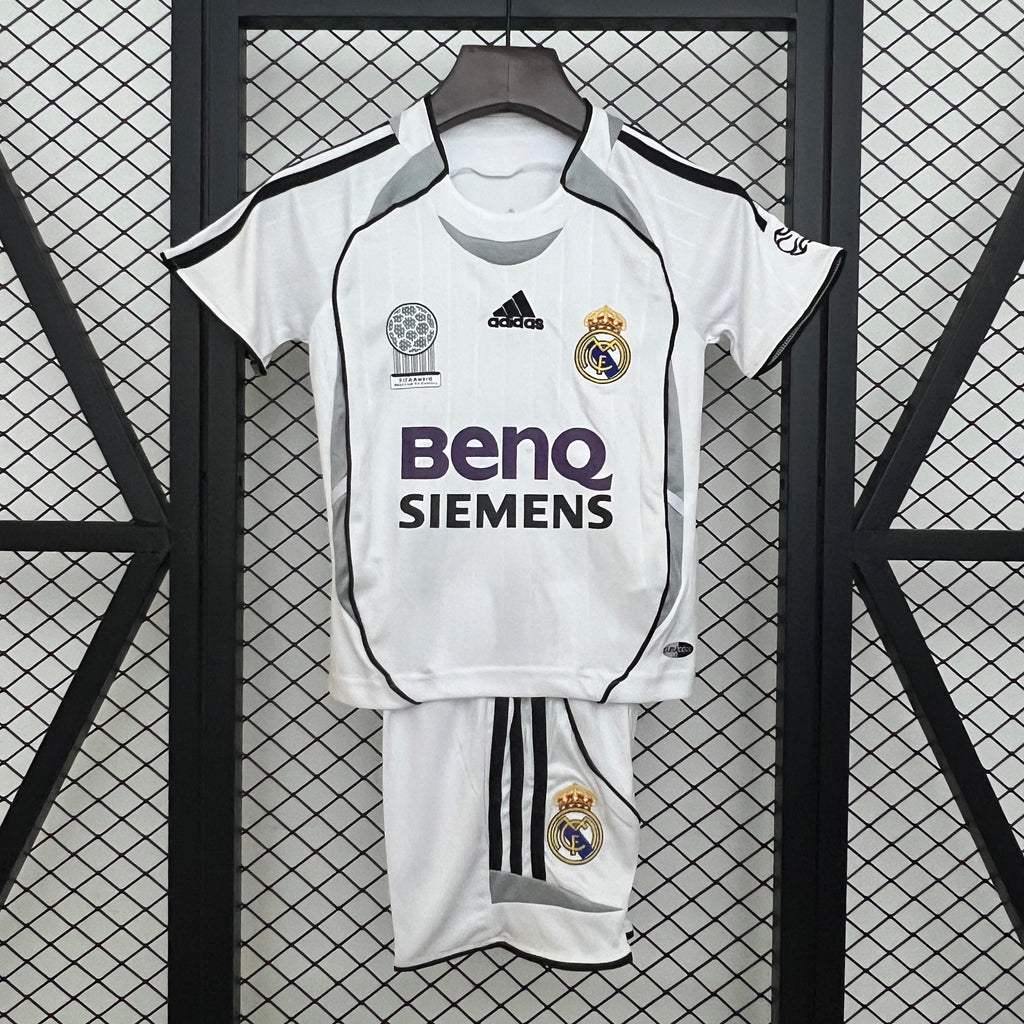 kids Real Madrid 06/07 Home Size: 16-28