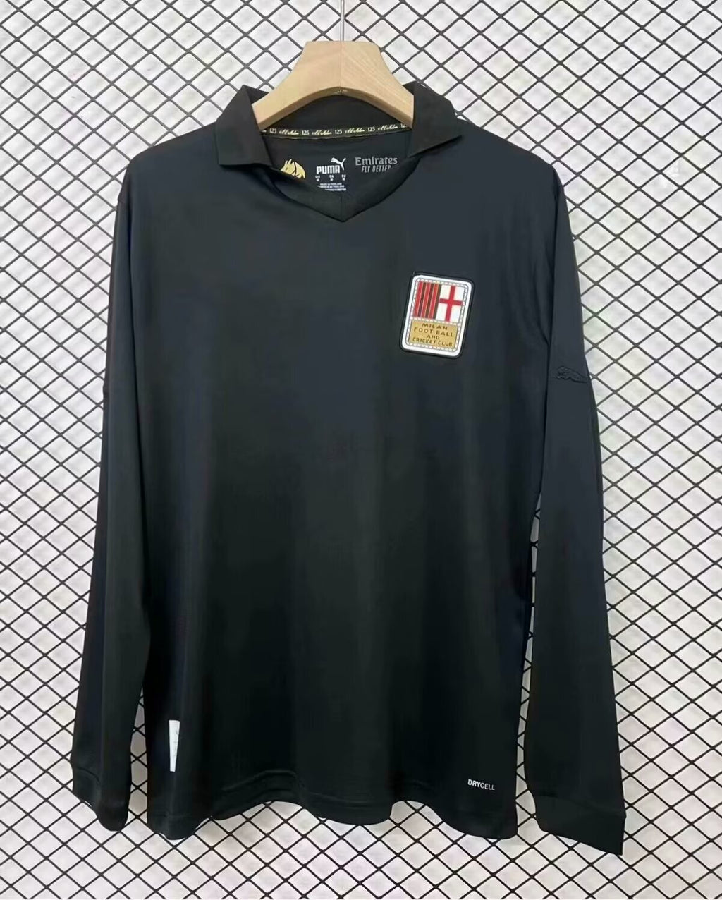 Long Sleeve 24/25 AC Milan 125th Anniversary Black SIZE S-XXL