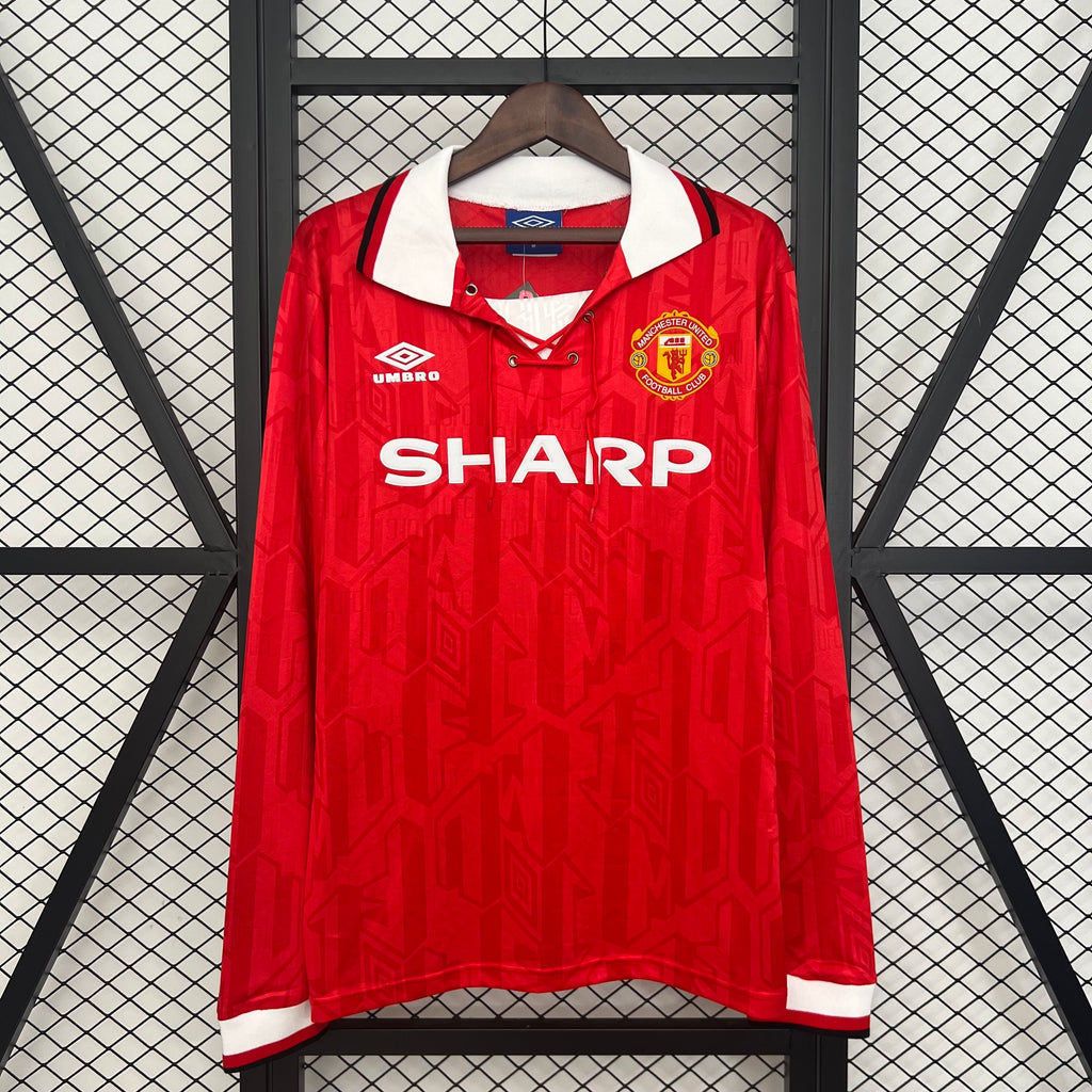 Retro Long Sleeve M-U 92/94 Home S-XXL