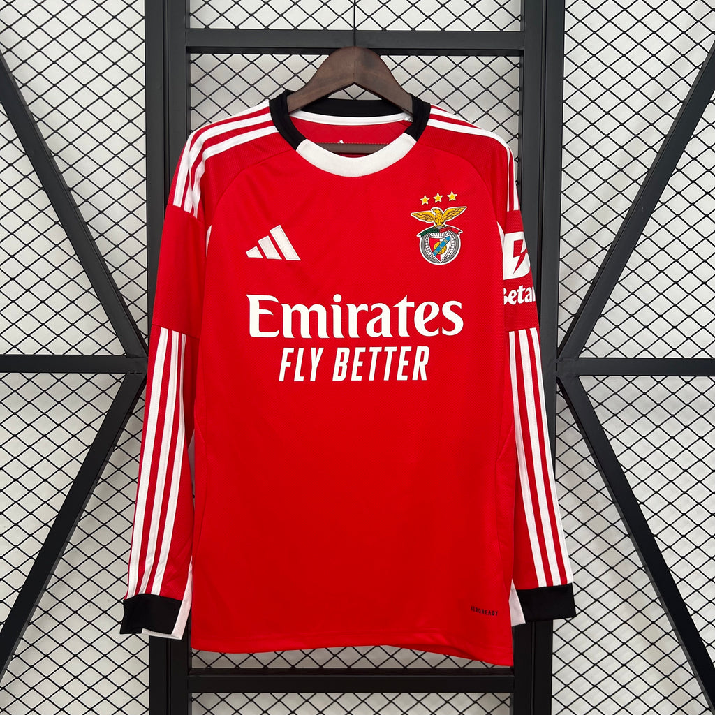 25/26 Long sleeve Benfica home S-XXL