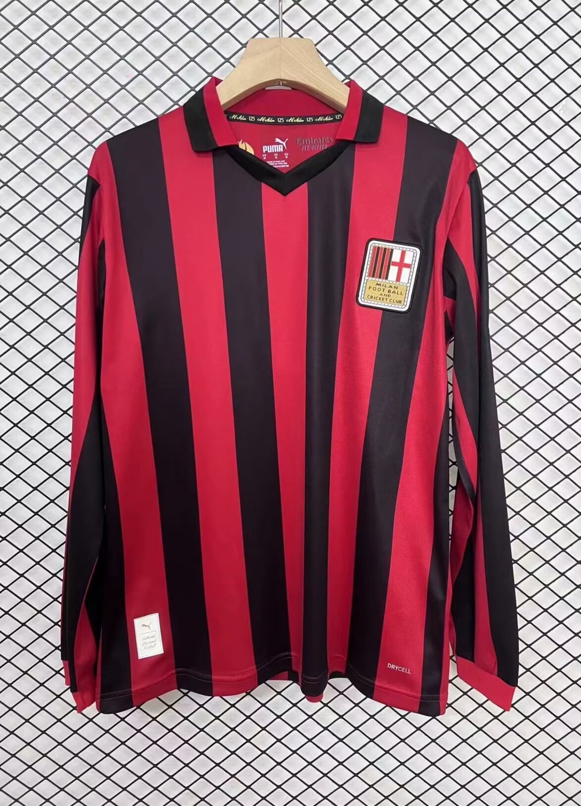 Long Sleeve 24/25 AC Milan 125th Anniversary Red SIZE S-XXL