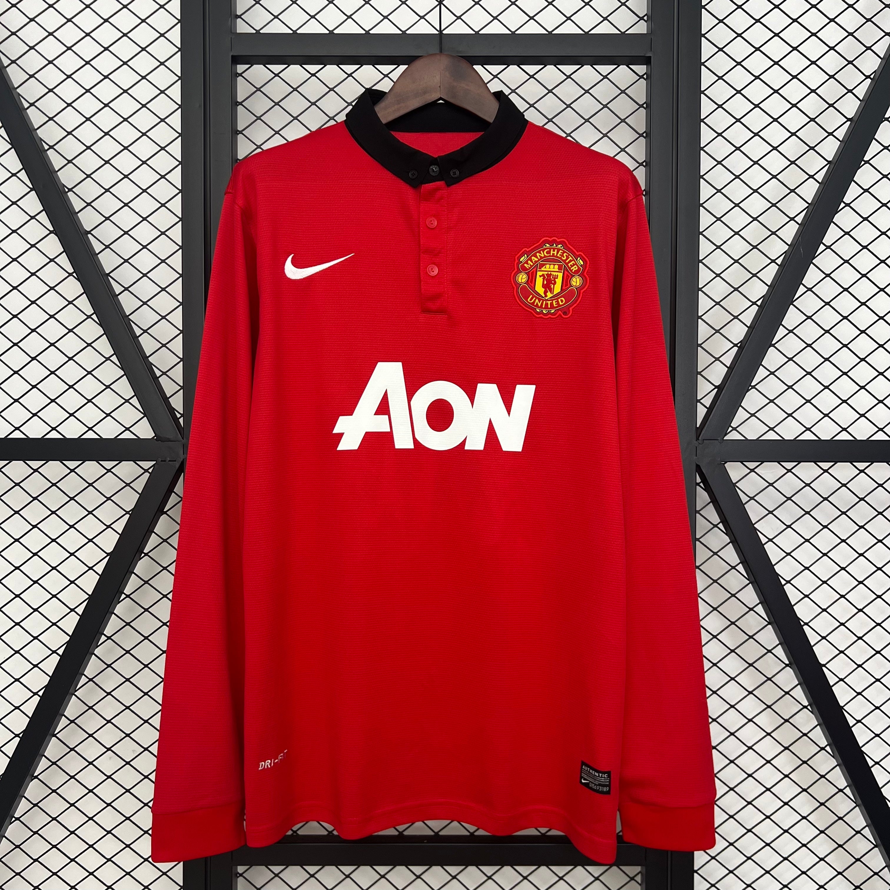 Retro Long Sleeve  M-U13/14 Home S-XXL