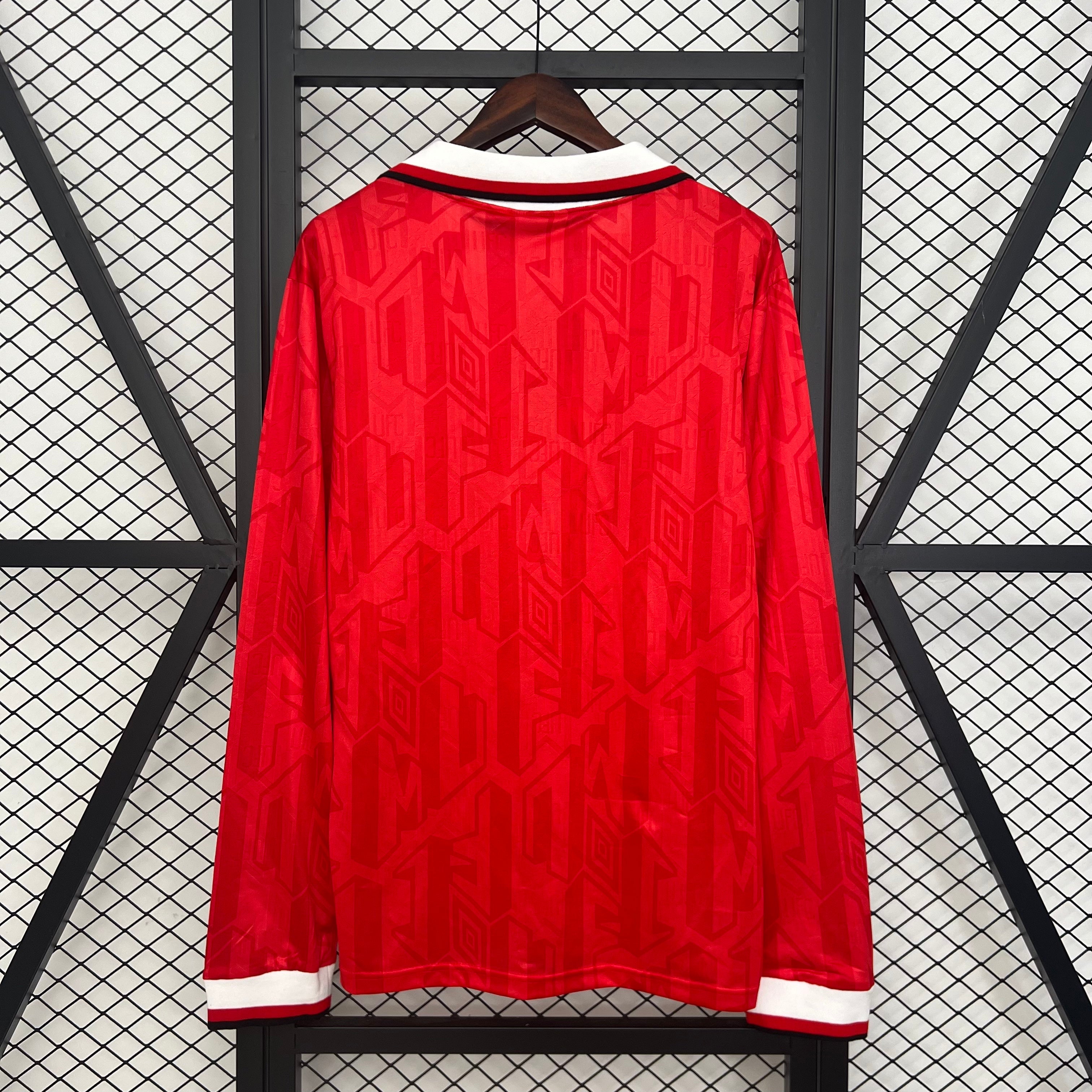 Retro Long Sleeve M-U 92/94 Home S-XXL