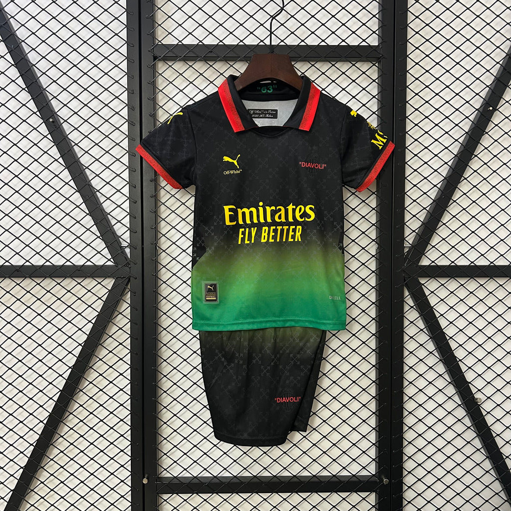 25/26 kids AC Milan Co-Branded Edition Jersey 16-28
