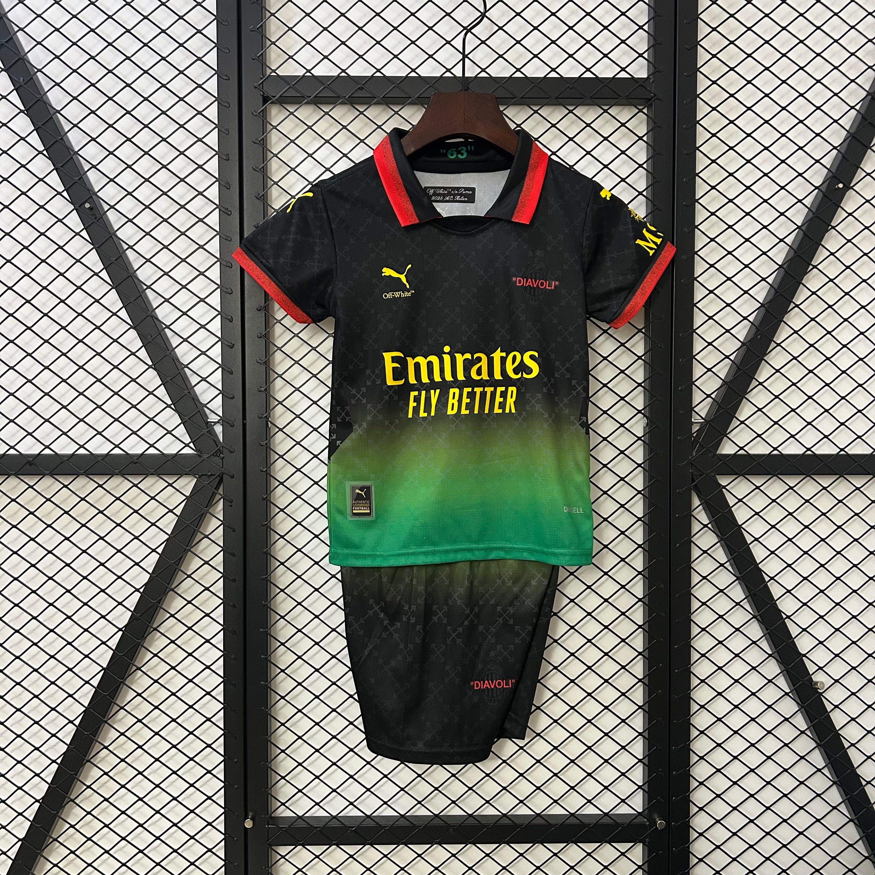 25/26 kids AC Milan Co-Branded Edition Jersey 16-28